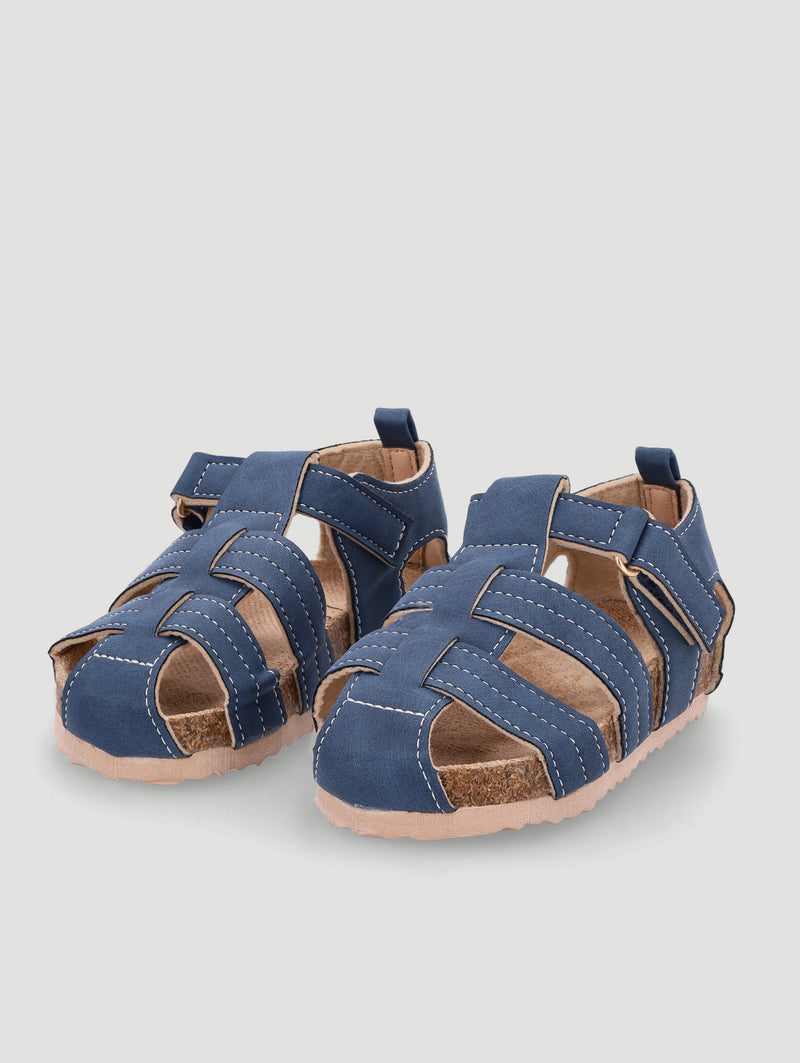 Pre-Boys Closed Toe Health Sandal - Blue