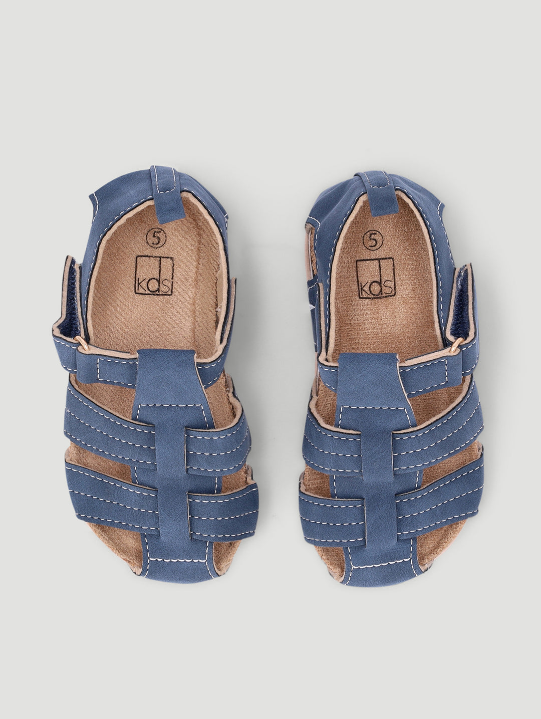 Pre-Boys Closed Toe Health Sandal - Blue