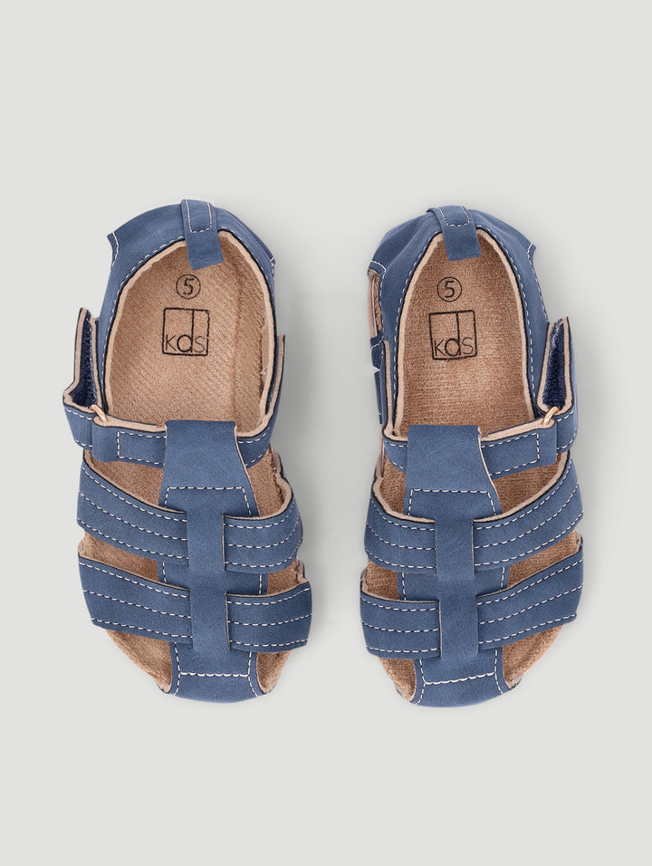 Pre-Boys Closed Toe Health Sandal - Blue