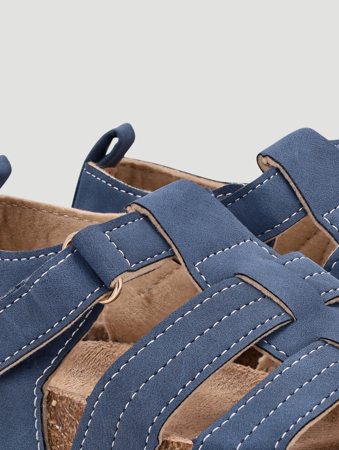 Pre-Boys Closed Toe Health Sandal - Blue