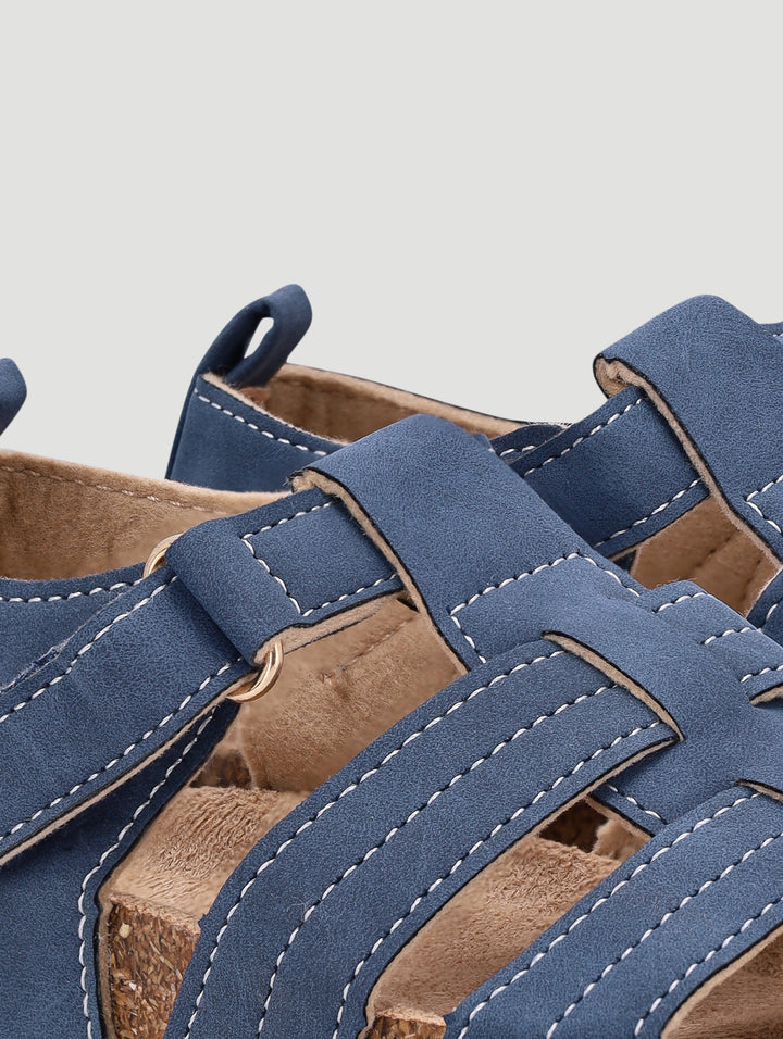 Pre-Boys Closed Toe Health Sandal - Blue