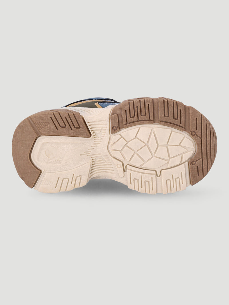 Pre-Boys Trainer - Blue/Tan
