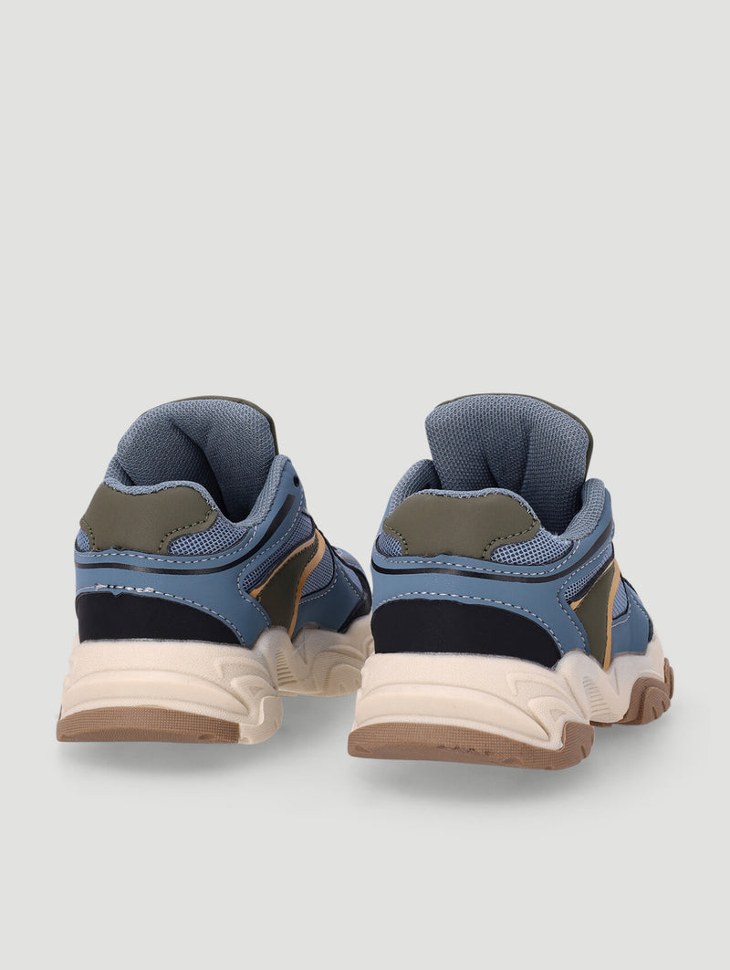 Pre-Boys Trainer - Blue/Tan