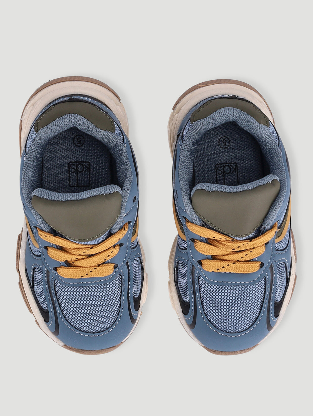 Pre-Boys Trainer - Blue/Tan