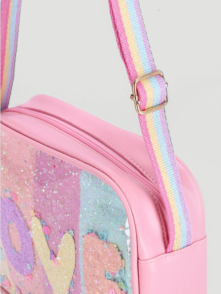 Pre-Girls Love Sling Bag - Multi