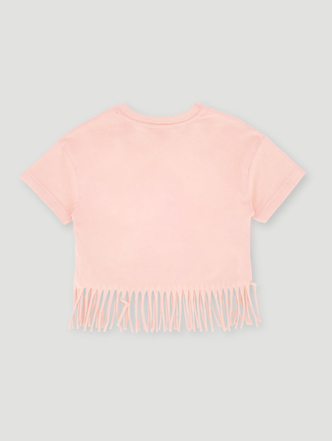Pre- Girls Barbie Boxy Tassle Tee - Orange