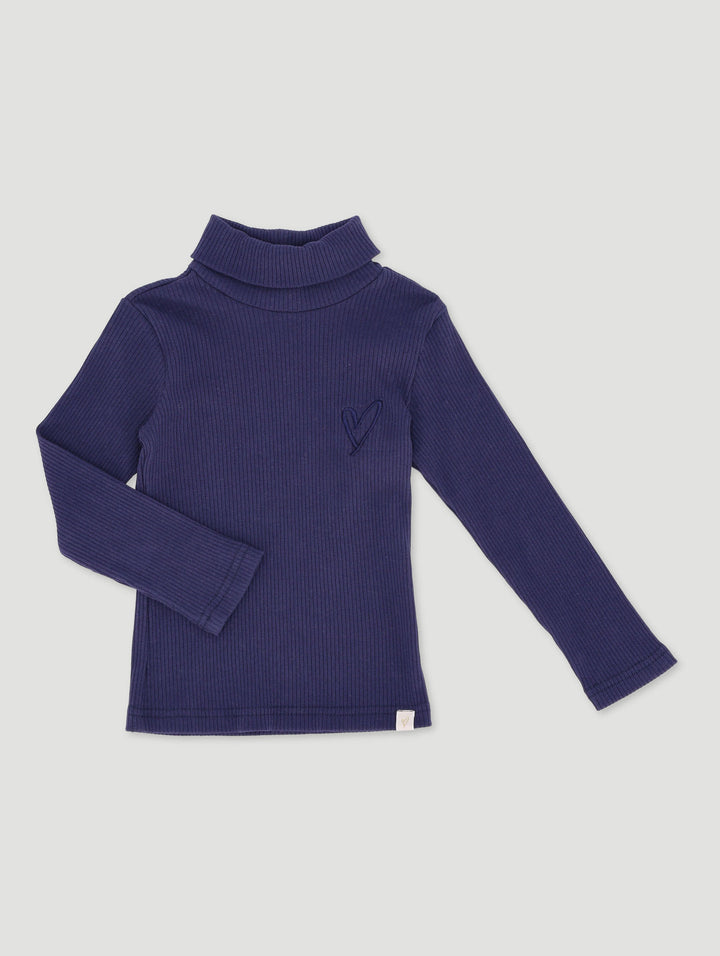 Pre-Girls Navy Poloneck - Navy