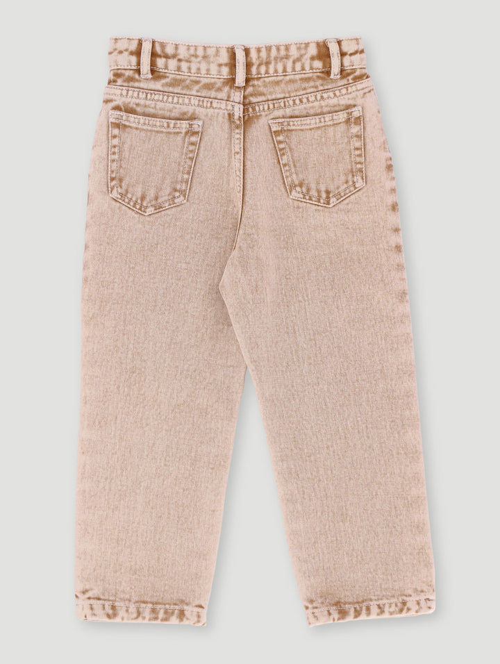 Pre-Boys Bull Denim Pants - Stone