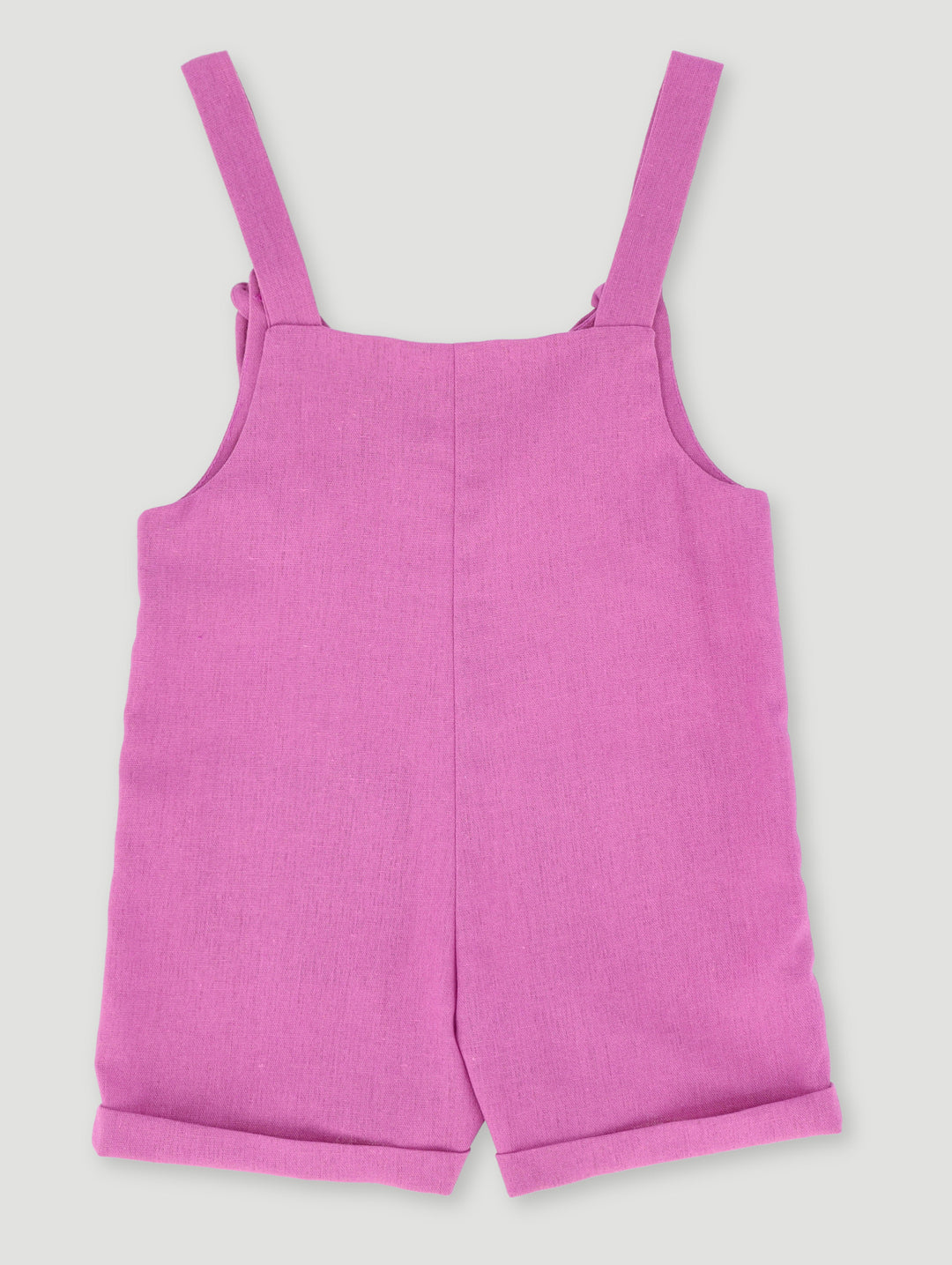 Pre-Girls Linen Jumpsuit - Mauve