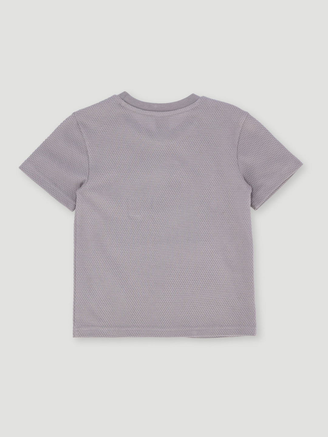 Pre-Boys Embossed Waffle Tee - Grey