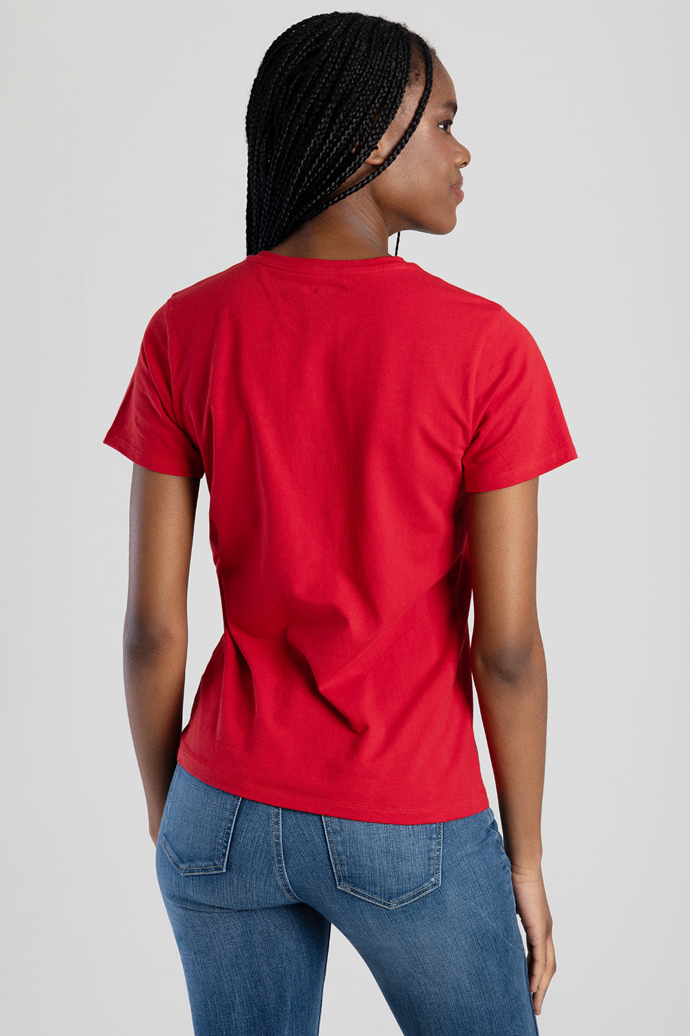 Bling Logo Regular Tee - Red