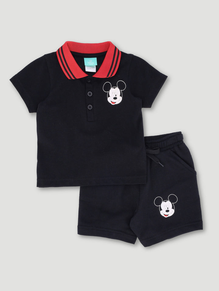 Baby Boys Mickey Mouse Golfer Set - Black
