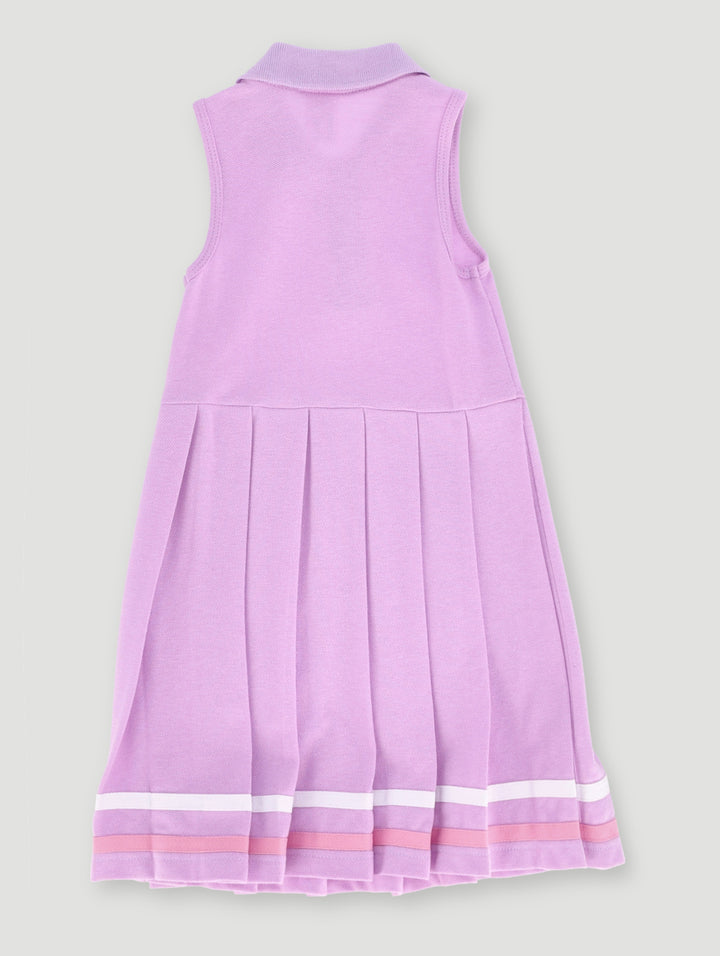 Pre-Girls Pique Dress - Lilac