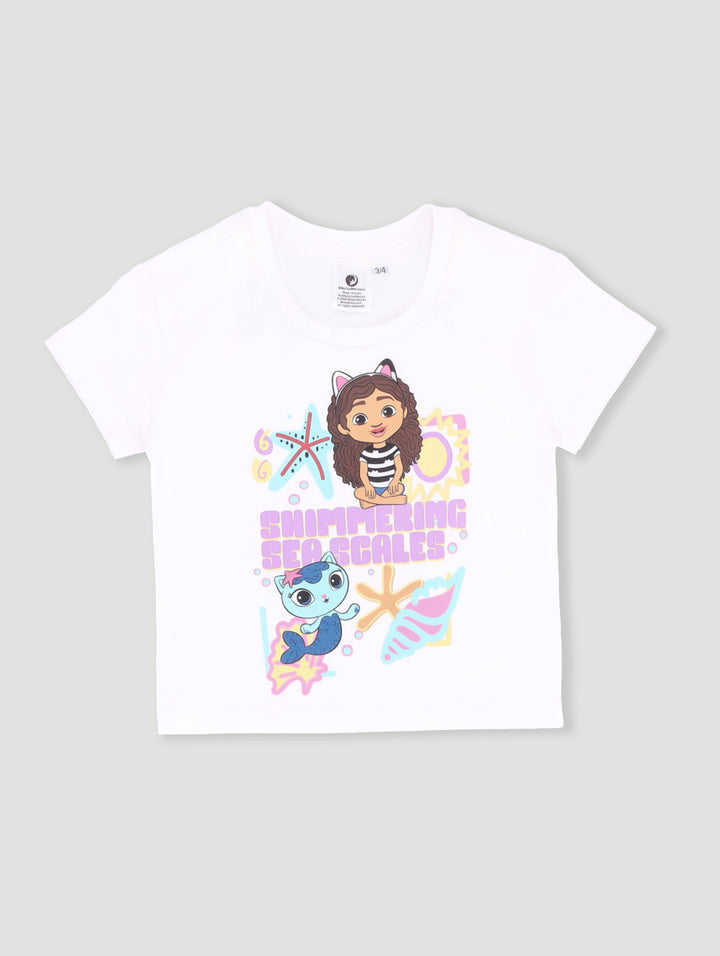 Pre-Girls Gaby Boxy Tee - White