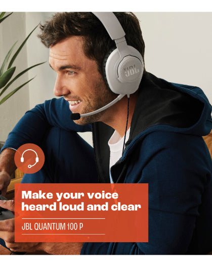 Quantum 100P Wired PS Over Ear Gaming Headphones - White