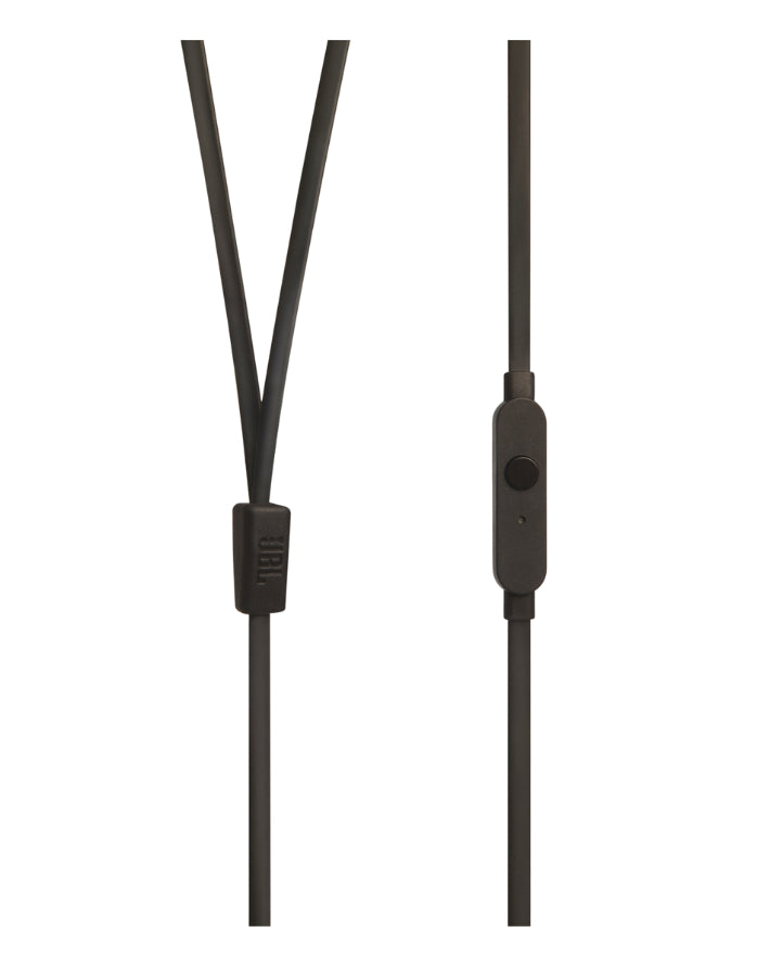 Tune 110 Wired In Ear Headphones With Mic - Black