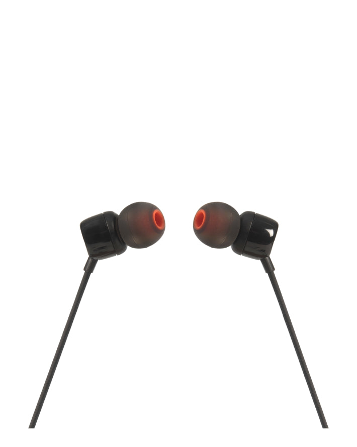 Tune 110 Wired In Ear Headphones With Mic - Black