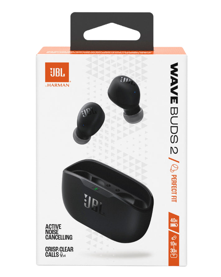 Wave Buds 2 Noise Cancelling TWS Earbuds - Black