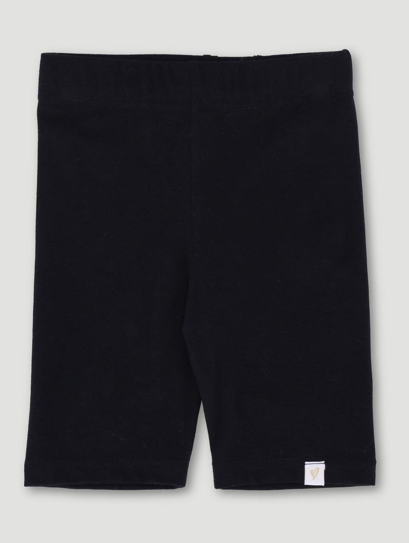 Pre-Girls Plain Cycle Short - Black