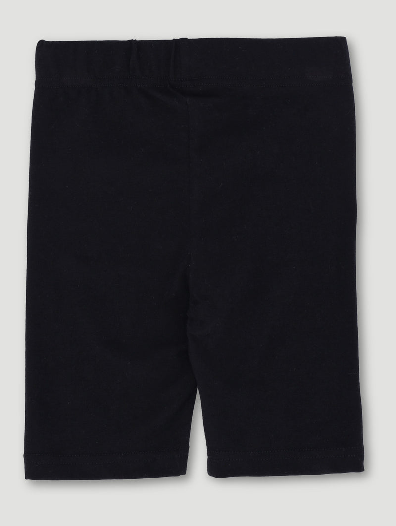 Pre-Girls Plain Cycle Short - Black
