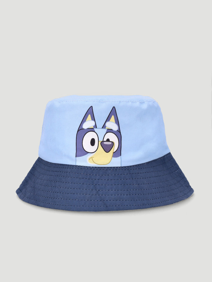 Pre-Boys Reversible Bluey Bucket Hat - Blue