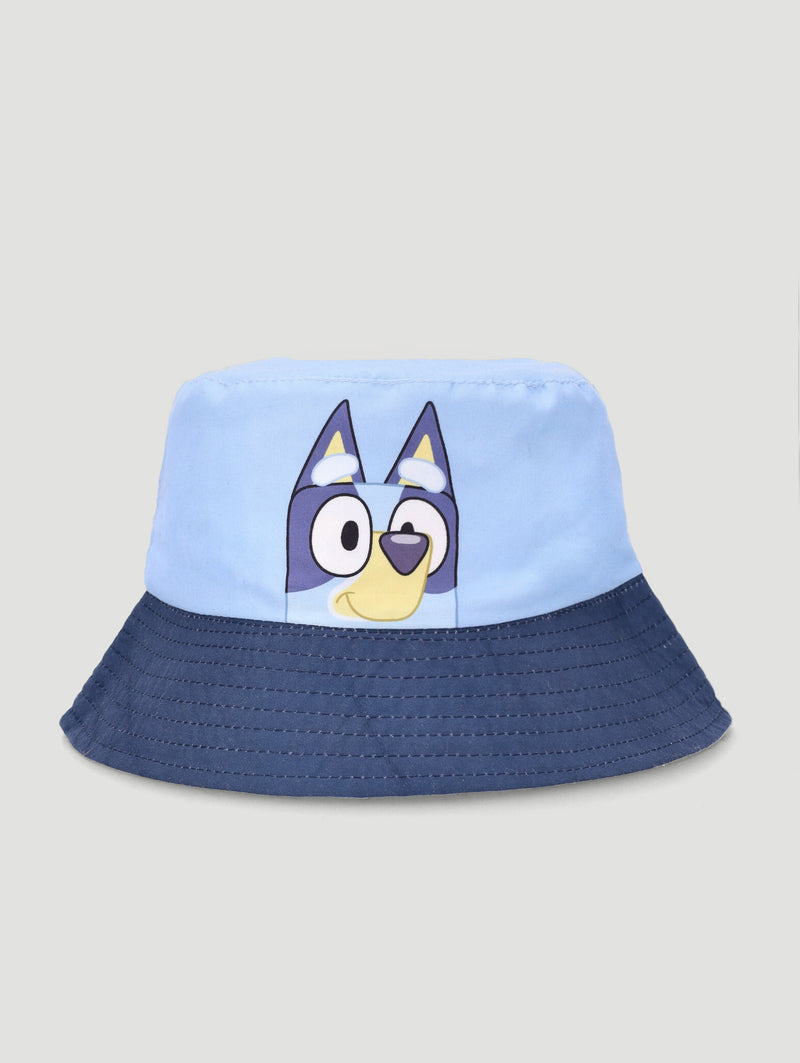 Pre-Boys Reversible Bluey Bucket Hat - Blue