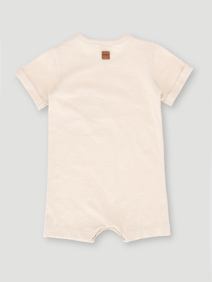 Keedo Baby Girls Core Romper - Stone