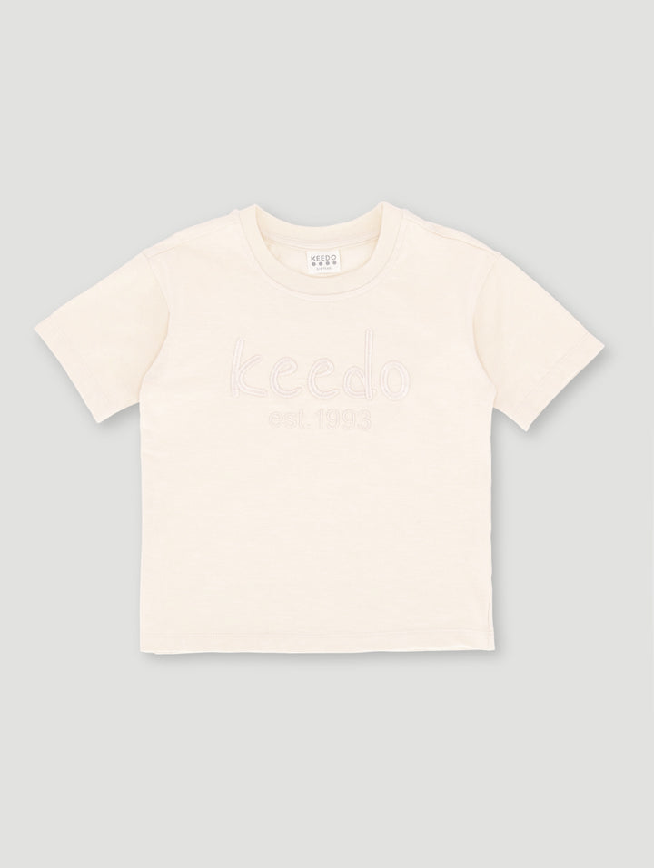 Keedo Girls Core Tee - Stone