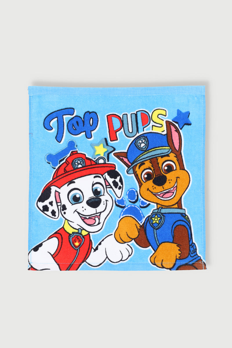 Pre-Boys Paw Patrol Face Cloth - Blue
