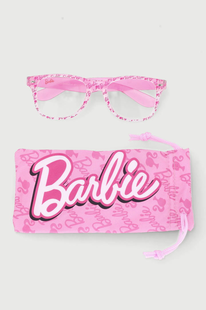 Barbie Blue Light Glasses & Pouch - Pink