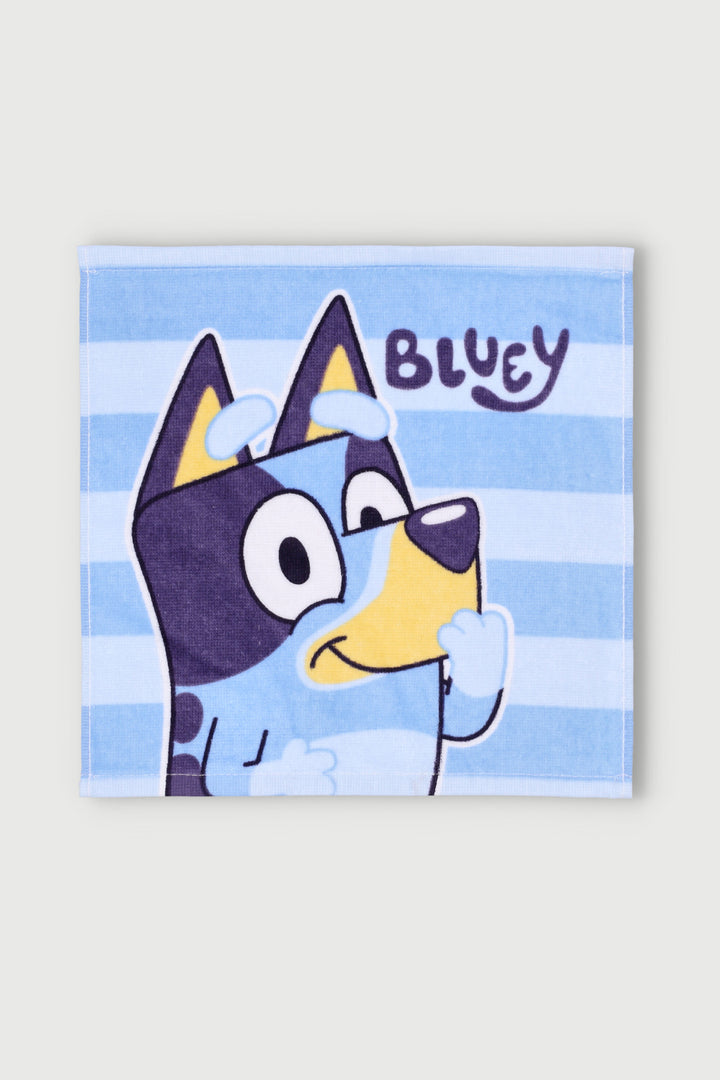 Bluey Face Cloth - Blue