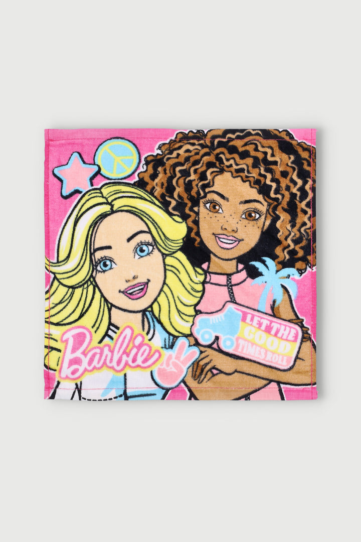 Barbie Face Cloth - Pink
