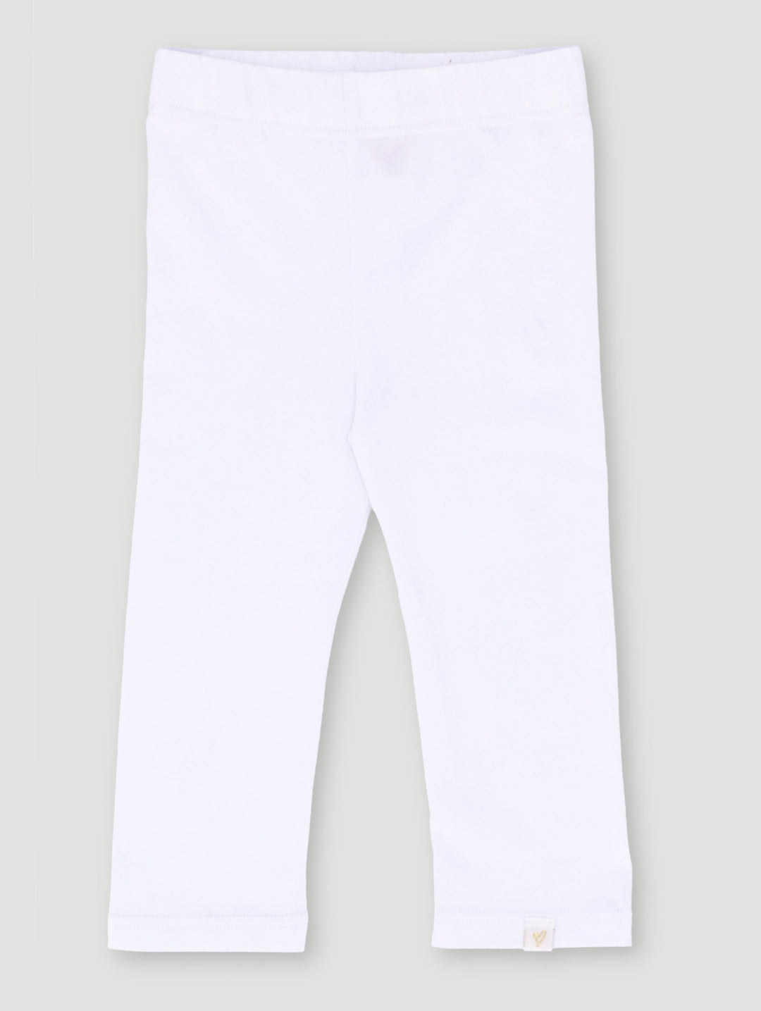Pre-Girls Basic Plain Legging - White