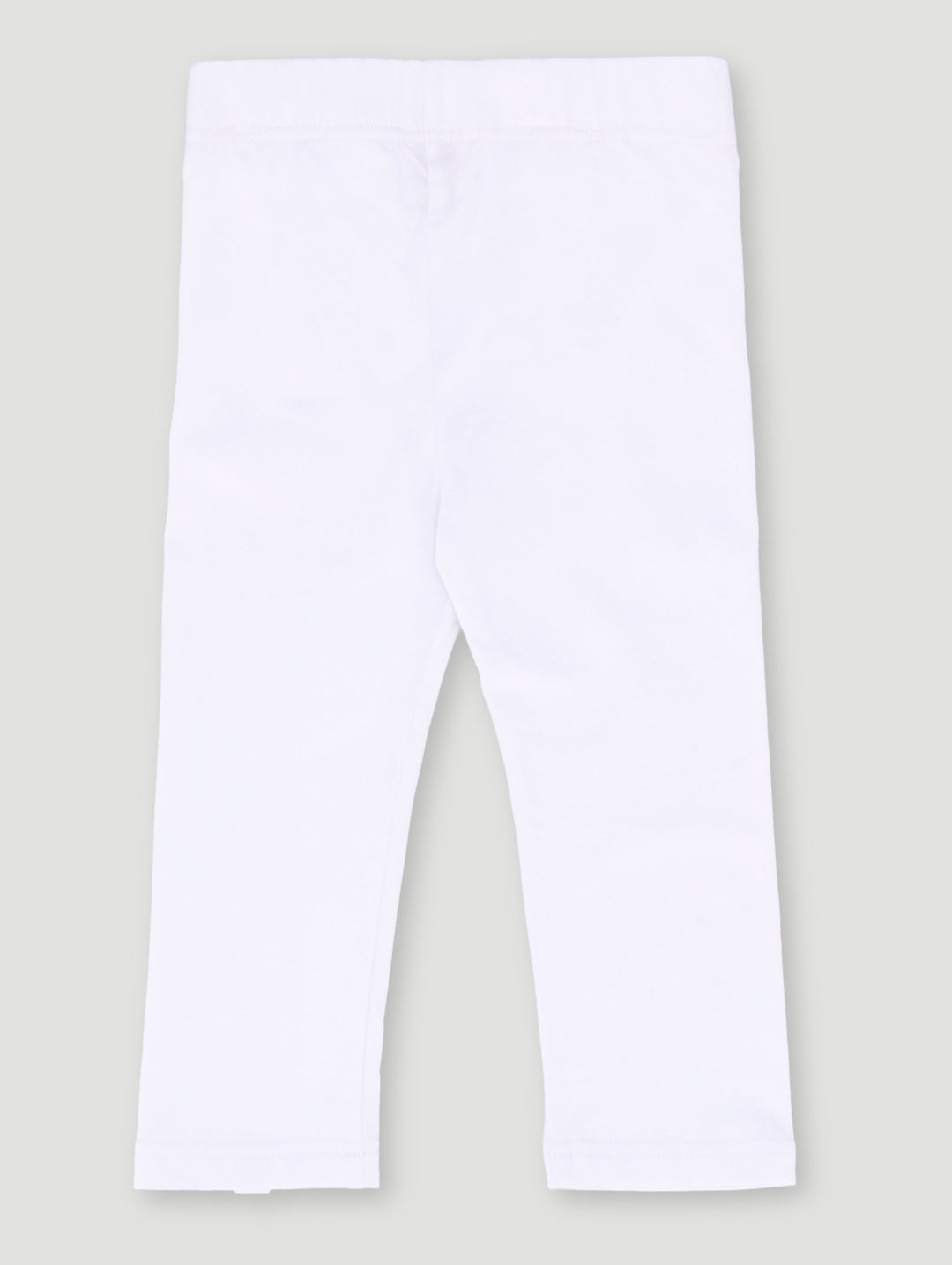 Pre-Girls Basic Plain Legging - White