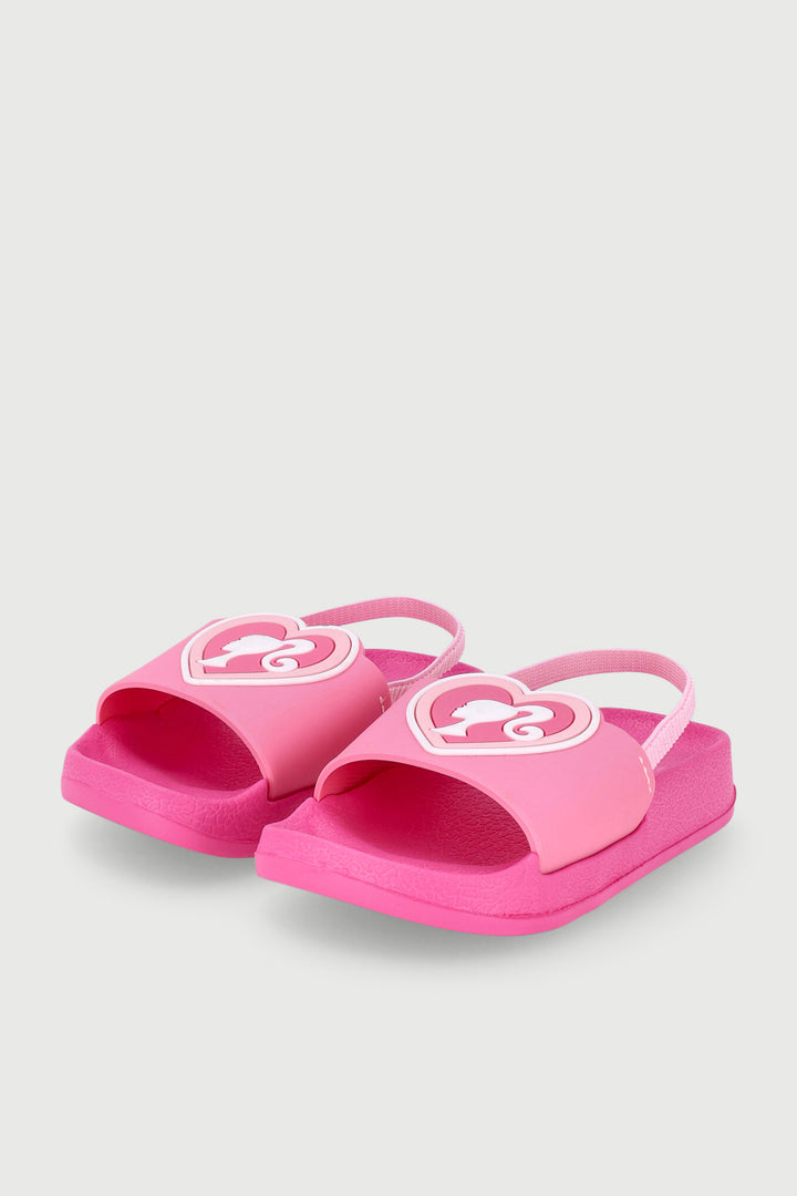 Pre-Girls Barbie Silhoutte Slide - Cerise