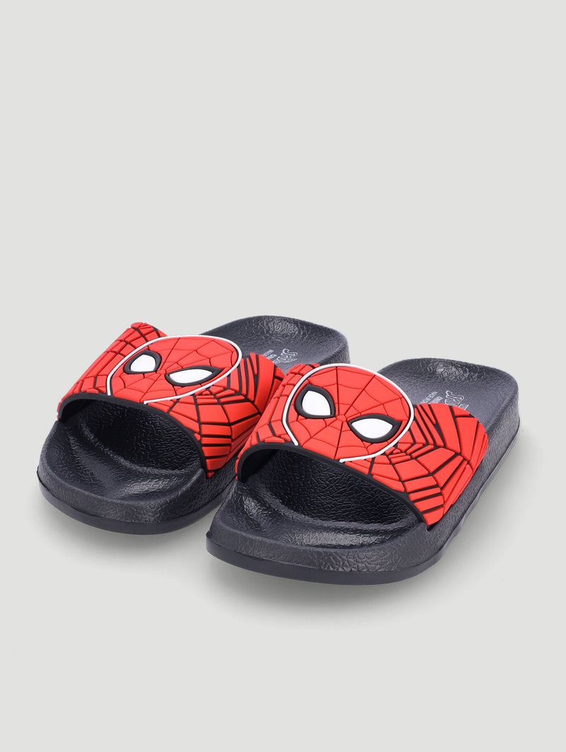 Pre-Boys Spiderman Pool Slide - Black