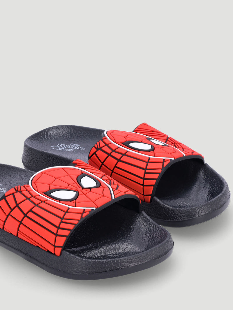 Pre-Boys Spiderman Pool Slide - Black