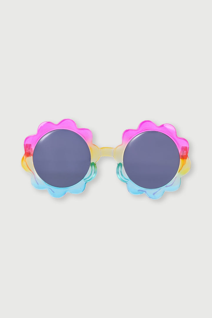 Pre-Girls Round Ombre Rainbow Crystal Sunnies - Multi