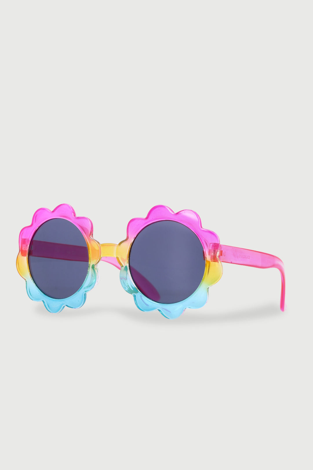 Pre-Girls Round Ombre Rainbow Crystal Sunnies - Multi