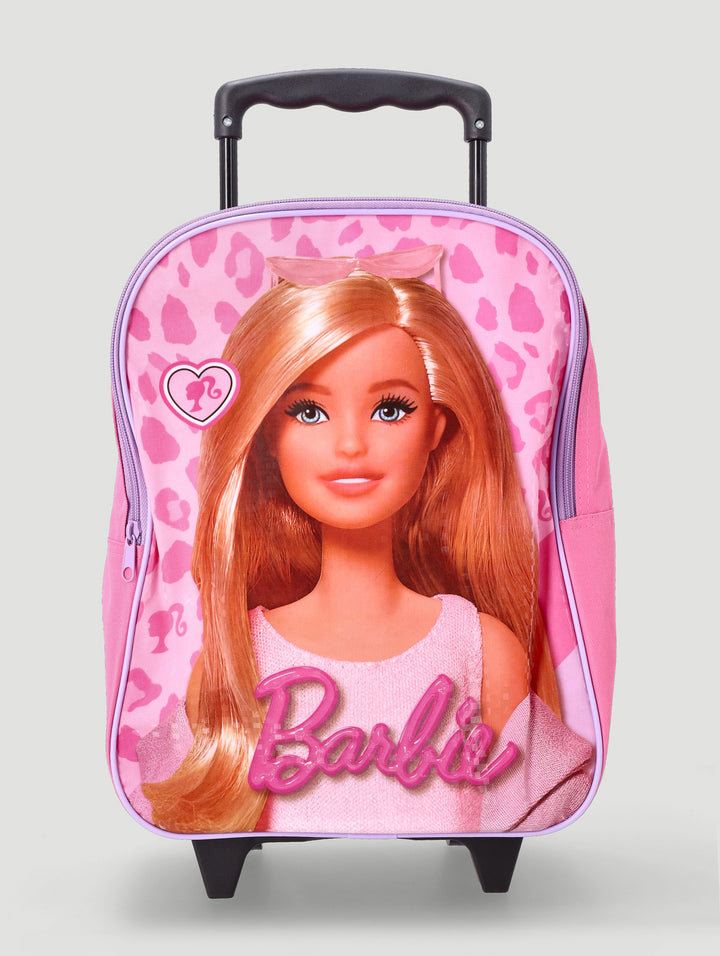 Pre-Girls Animal Print Trolley Case - Pink