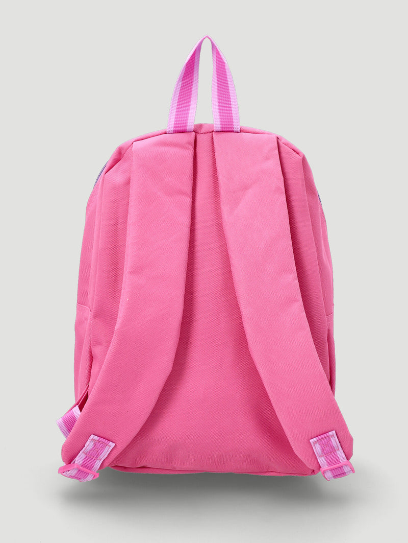 Pre-Girls Animal Print Backpack & Pencil Case - Pink