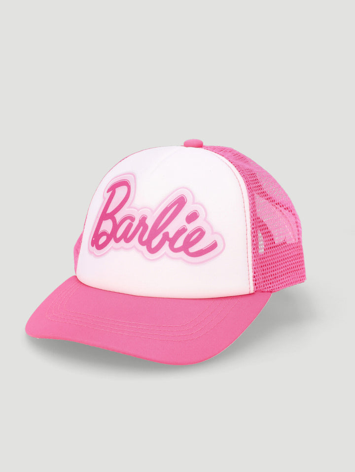 Pre-Girls Barbie Trucker Cap - Pink