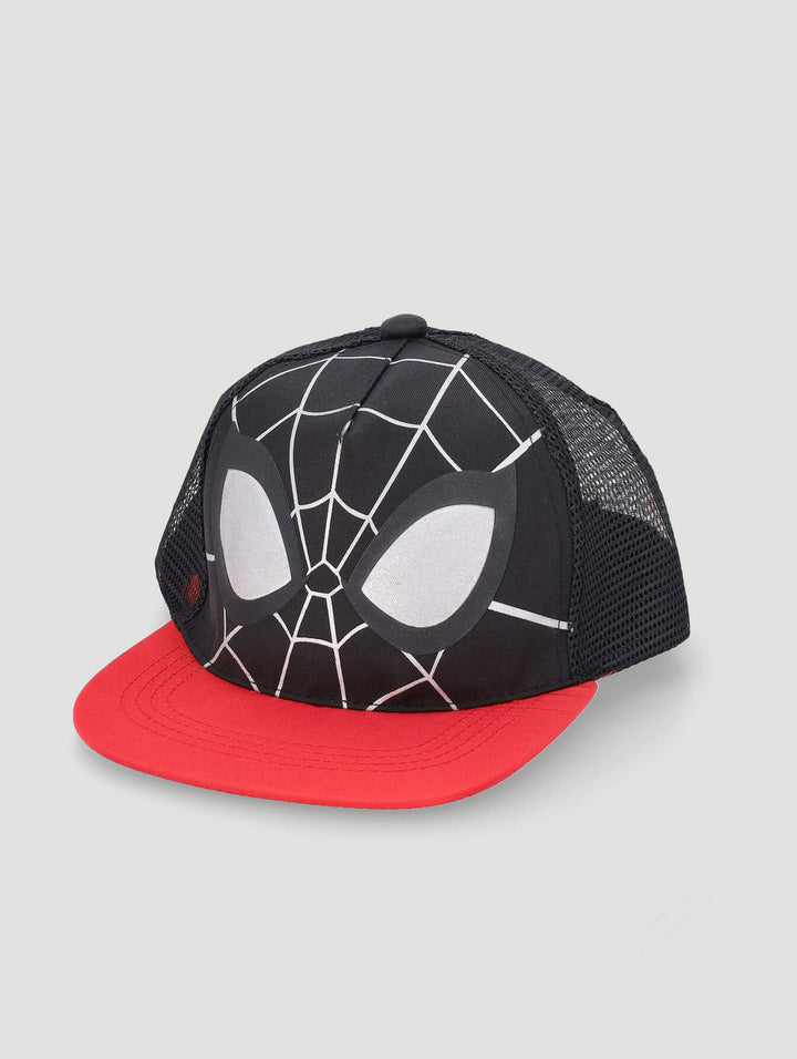Pre-Boys Spidey Eyes Trucker Cap - Red/Black