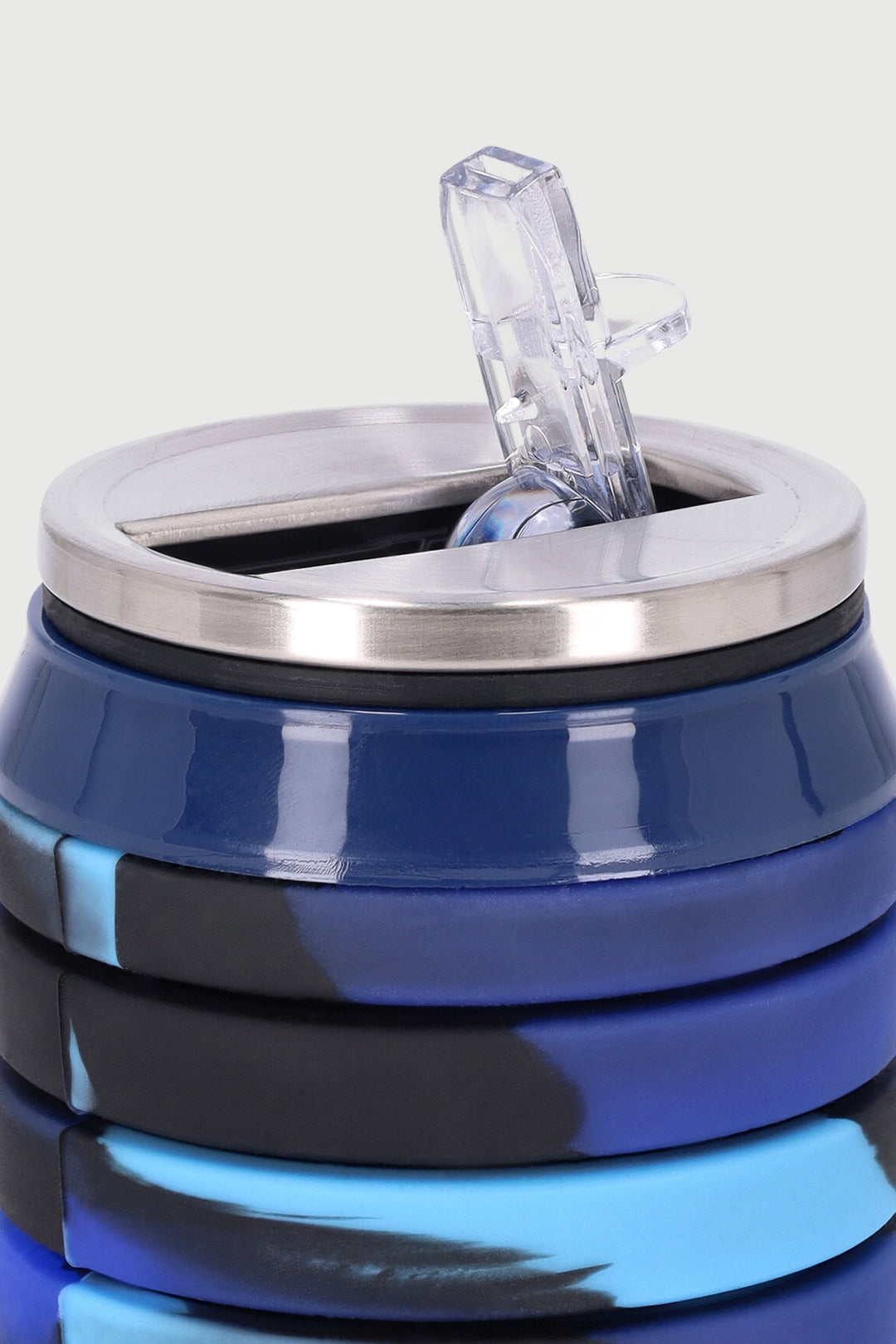 Boys Go & Be U Silicone Water Bottle - Blue