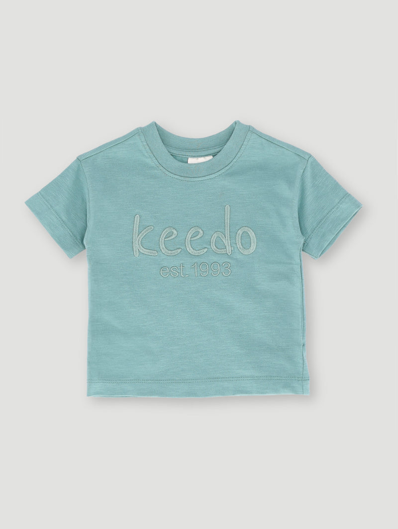 Keedo Baby Boys Core Tee - Teal