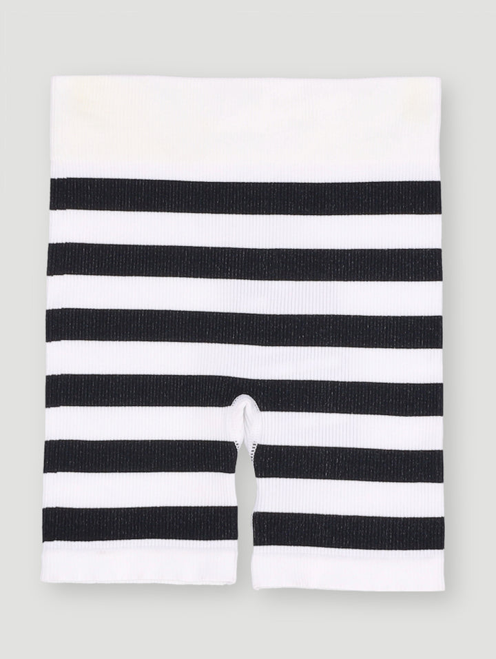 Pre-Girls Stripe Cycle Short - Navy/White