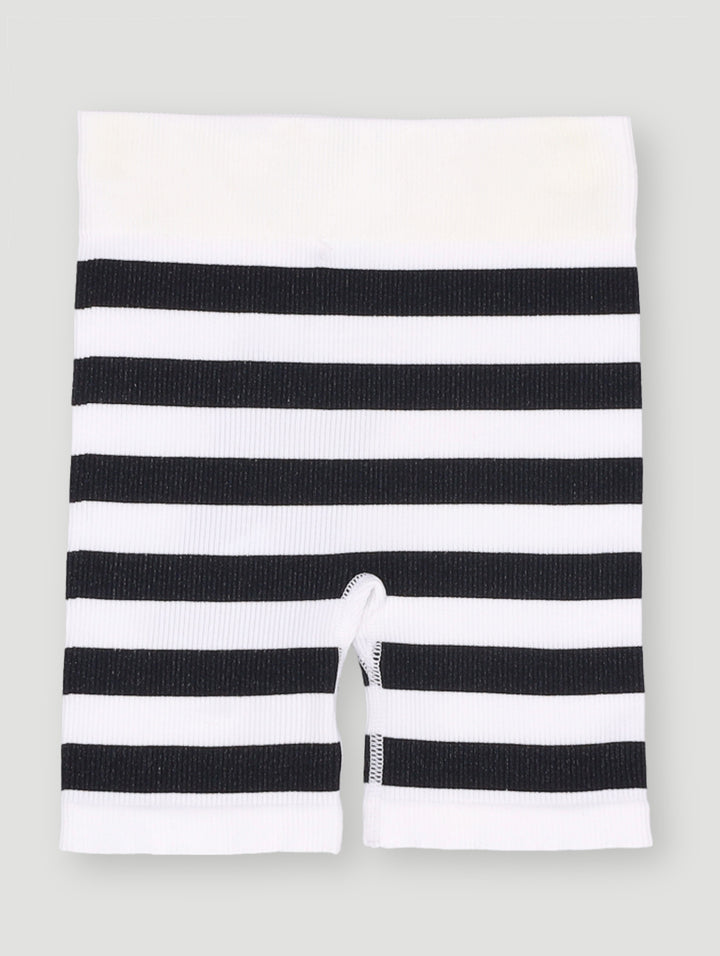 Pre-Girls Stripe Cycle Short - Navy/White