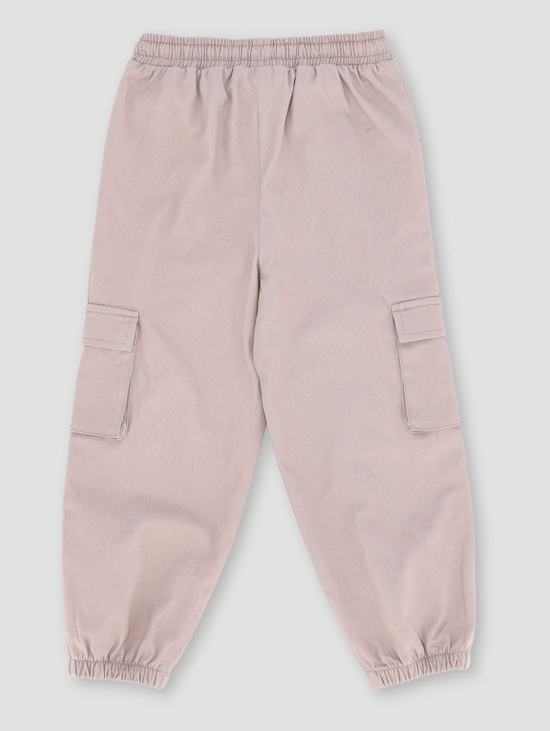 Keedo Boys Twill Jogger - Beige