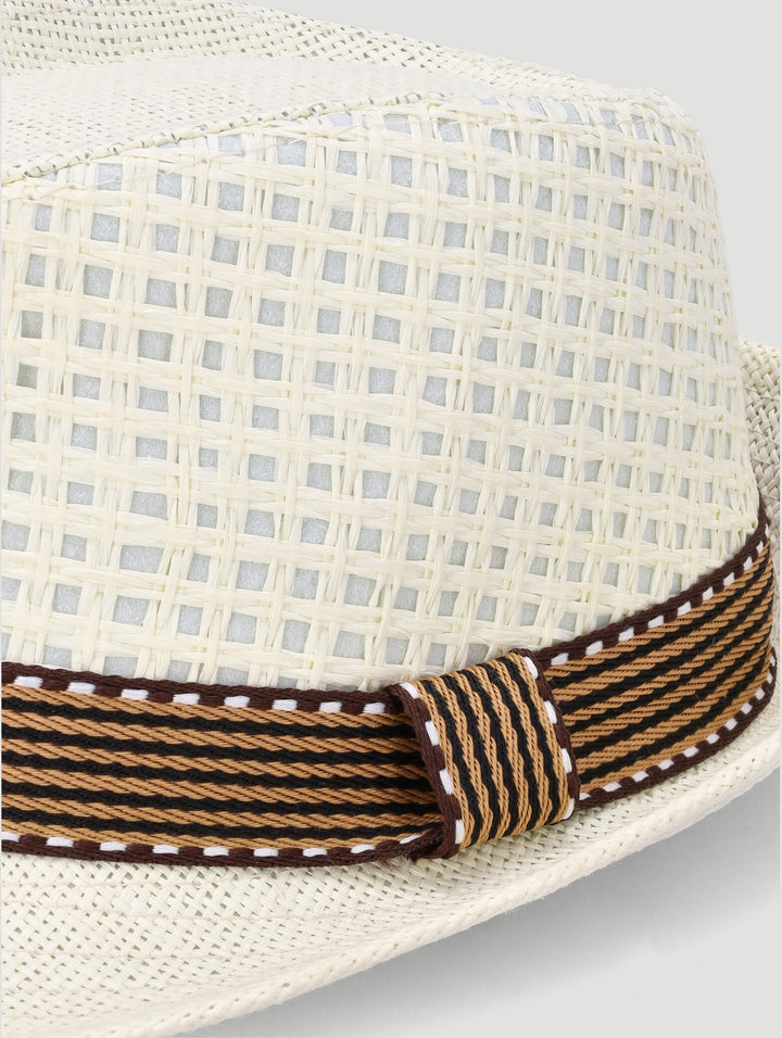 Baby Boys Fedora Hat - Natural