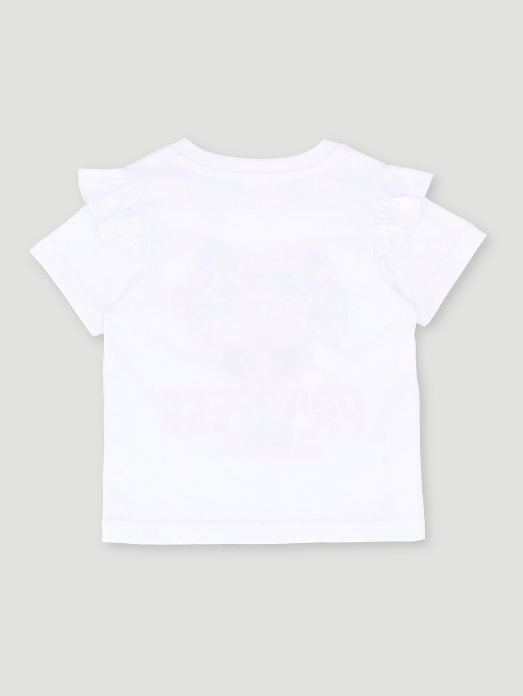Baby Girls Frilled Princess Tee - White